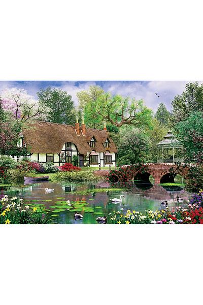 Art Puzzle Water Lily Flowers 1000 Piece Puzzle