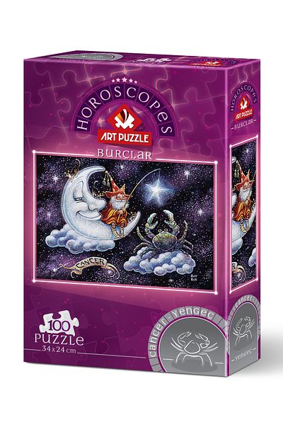 Art Puzzle Cancer Zodiac 100 Piece Puzzle