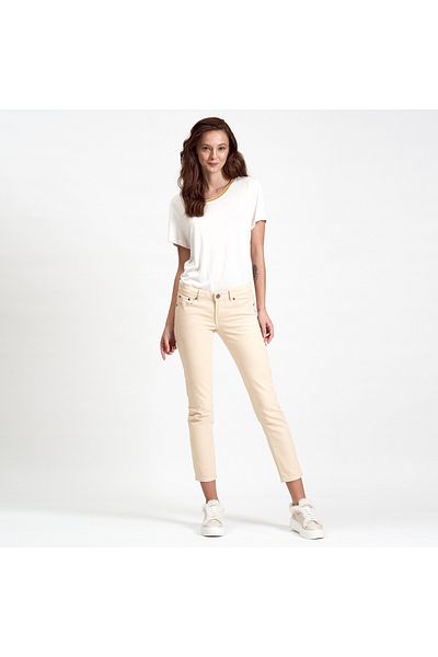 Dkny Jeans Women's White Crop Pants