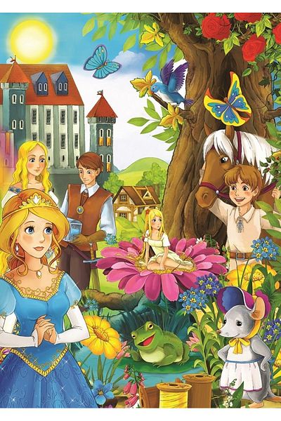 Art Puzzle Art Children's Puzzle Fairytale Castle 200 Piece Puzzle