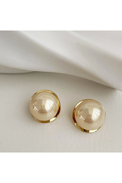 Choice ZZ-5 2024 أقراط لؤلؤية ذهبية أنيقة بسيطة فاخرة جديدة خفيفة للنساء أقراط معدنية لطيفة أنيقة