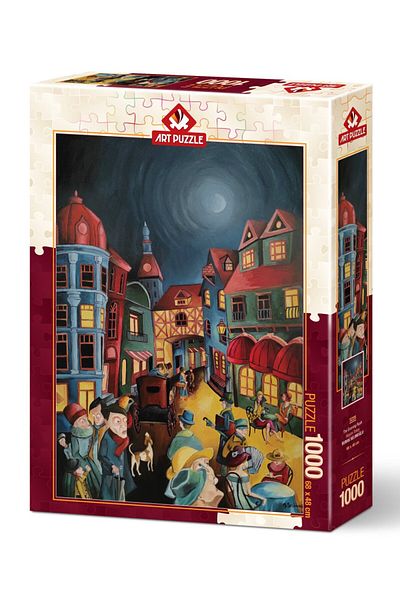 Art Puzzle Evening Bustle 1000 Piece Puzzle