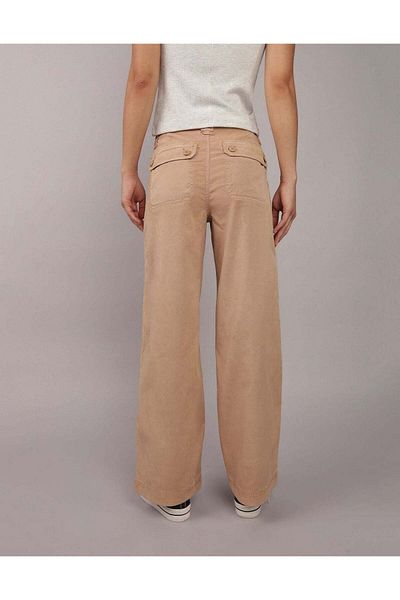 AMERICAN EAGLE Ae Dreamy Drape High-waisted Baggy Wide-leg Convertible Pant