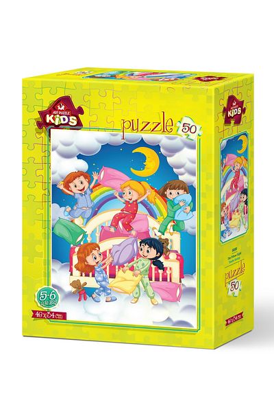 Art Puzzle Art Children's Puzzle Pillow Battle 50 Piece Puzzle