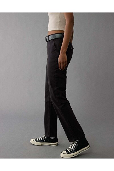 AMERICAN EAGLE AE Stretch Super High-Waisted Straight Trouser