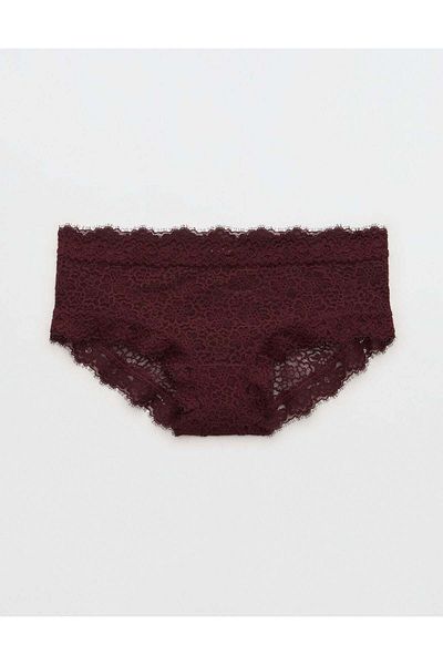 AMERICAN EAGLE Aerie Eyelash Lace Boybrief Underwear