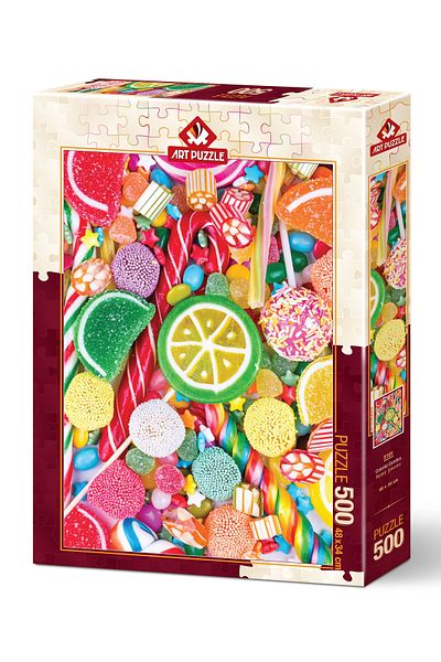 Art Puzzle Colorful Candies 500 Piece Puzzle