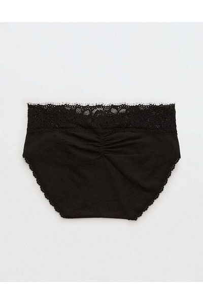 AMERICAN EAGLE Aerie Cotton Eyelash Lace Boybrief Underwear