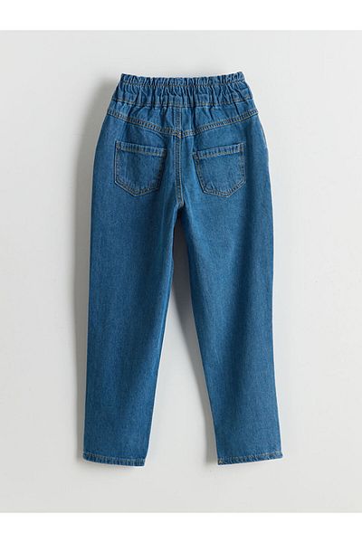 LC Waikiki Pantaloni de jeans pentru fete cu talie elastică de sezon nou - S5GN71Z4