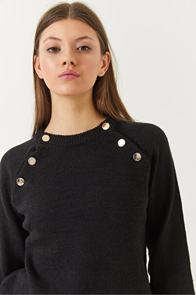 Bianco Lucci Pulover de damă cu plachetă raglan 20246189