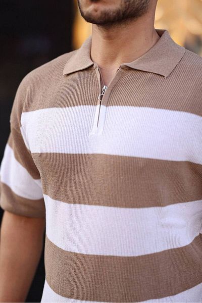 CAN Fragmented Half Zipper Thessaloniki Oversize T-Shirt
