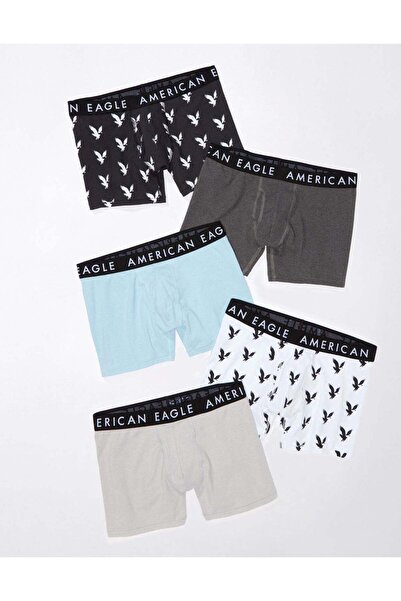 AMERICAN EAGLE AEO 4.5" Classic Boxer Brief 5-Pack