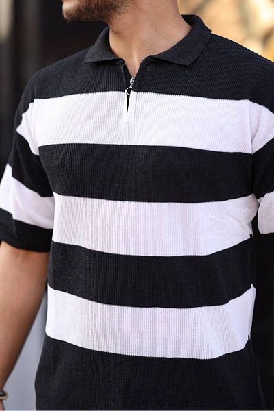 CAN Fragmented Half Zipper Thessaloniki Oversize T-Shirt
