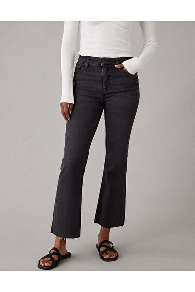 AMERICAN EAGLE AE Next Level High-Waisted Kick Bootcut Crop Jean