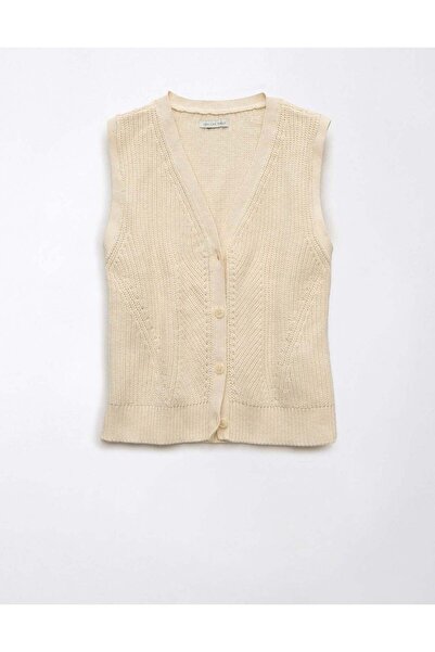 AMERICAN EAGLE AE Button-Up Sweater Vest