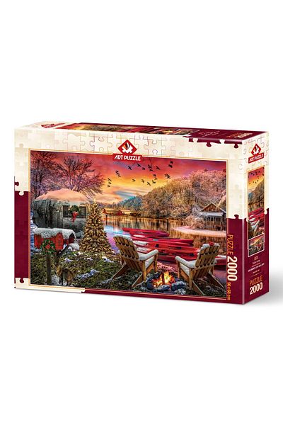 Art Puzzle Caravan Camping 2000 Piece Puzzle