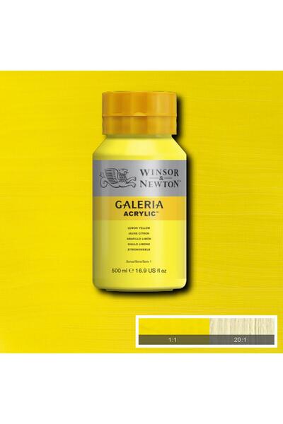 Winsor Newton Winsor & Newton Galeria Akrilik Boya 500ml Lemon Yellow Hue 346