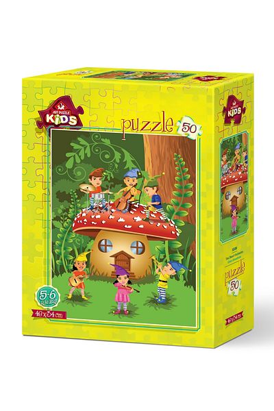 Art Puzzle Art Children's Puzzle Dwarf Orchestra 50 Piece Puzzle
