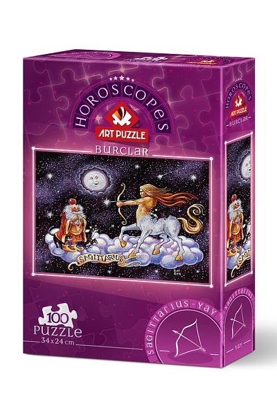 Art Puzzle Sagittarius 100 Piece Puzzle