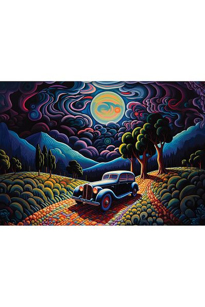 Art Puzzle One Night in Transylvania 1000 Piece Puzzle