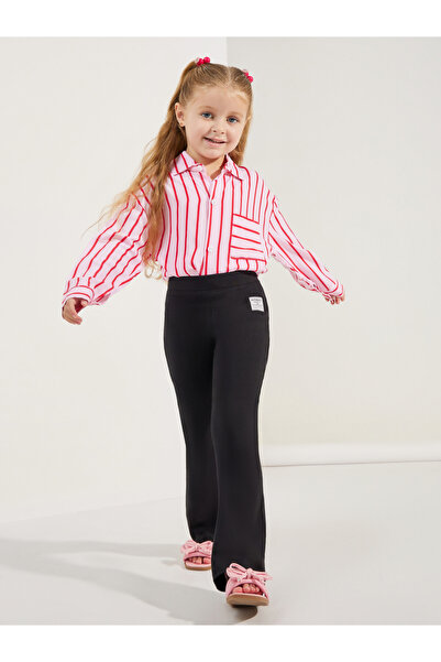 Styli Patch Detail Flared Leggings