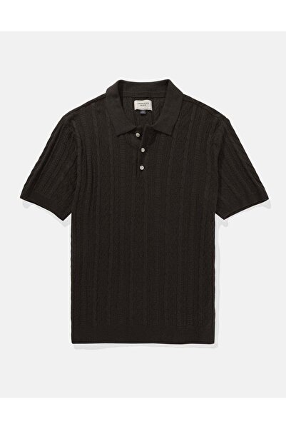 AMERICAN EAGLE AE Textured Sweater Polo Shirt