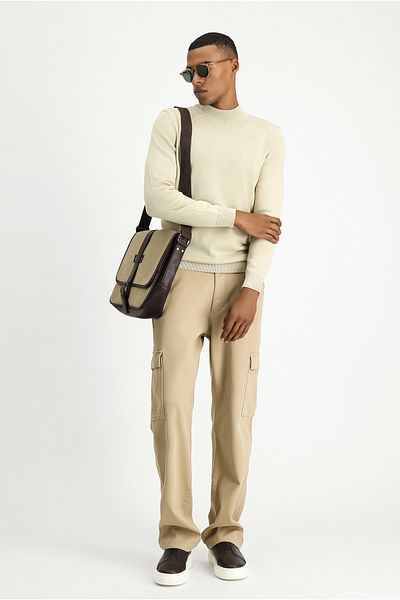 Kiğılı Half Turtleneck Regular Fit Cotton Sweater