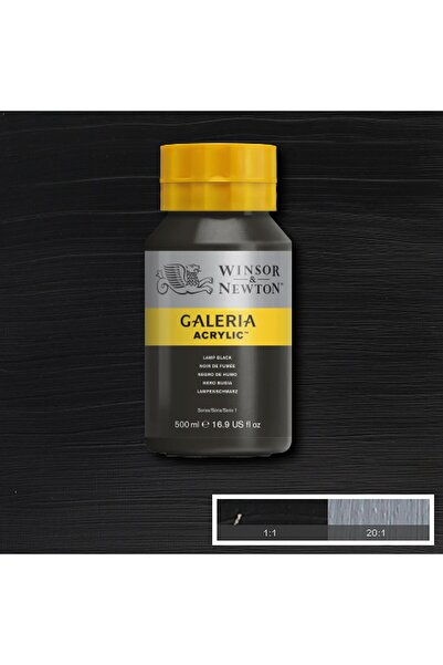 Genel Markalar Galeria Akrilik Boya 500ml - Lamp Black 337