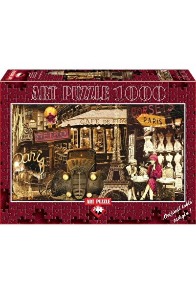 Art Puzzle Paris Esintileri 1000 Parça Panorama Puzzle