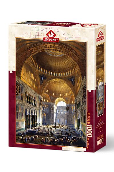 Art Puzzle Puzzle First Prayer at the Mosque of Hagia Sophia 1000 Pieces