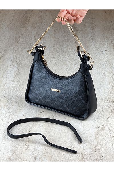 Armine Monogram Printed Mini Shoulder Bag + Scarf Gift