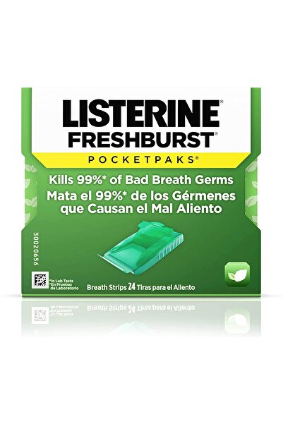 Listerine Damak Strip Fresh Burst 24 Yaprak
