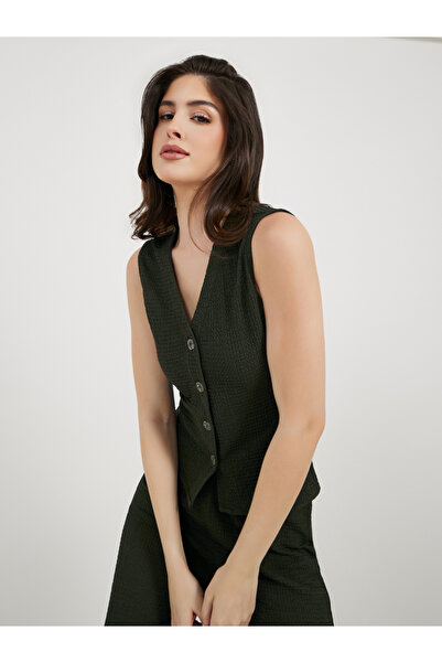 Styli سترة منقوشة مع أزرار