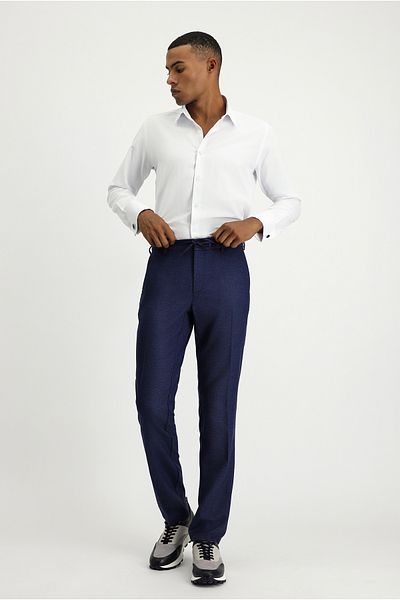 Kiğılı Long Sleeve Slim Fit Slim Fit Classic Patterned Cuffed Cotton Shirt