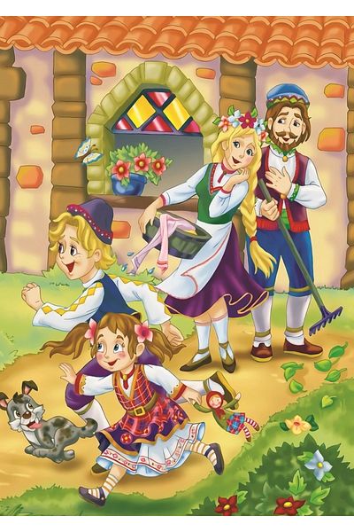 Art Puzzle Art Children's Puzzle Happy Family 150 Piece Puzzle