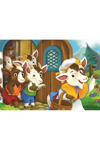 Art Puzzle Children's Cute Cow Puzzle - 12 and 24 Pieces