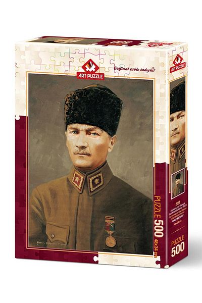 Art Puzzle Chief Commander Marshal Gazi Mustafa Kemal Ataturk 500 Piece Puzzle