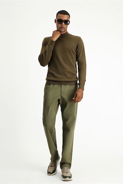 Kiğılı Cotton Knitwear Bato Collar Regular Fit Sweater