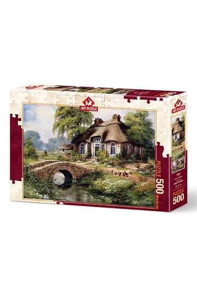 Art Puzzle Green Village 500 Piece Puzzle