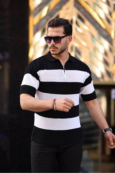 CAN Fragmented Half Zipper Thessaloniki Oversize T-Shirt