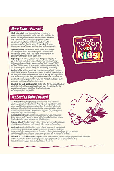 Art Puzzle Art Kids Ilk Besinler Baby Puzzle