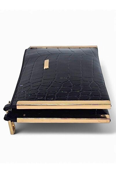 Evident Black Crocodile Women's Wallet & Phone Holder