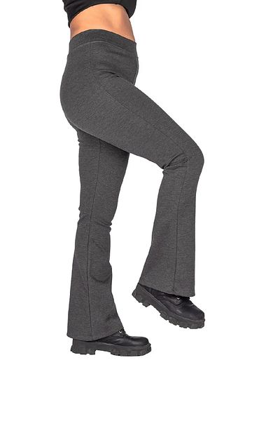 Love Fuchsia Underwear Women's High Waist Flared Leg Steel Interlock Fabric Tightening Leggings Trousers
