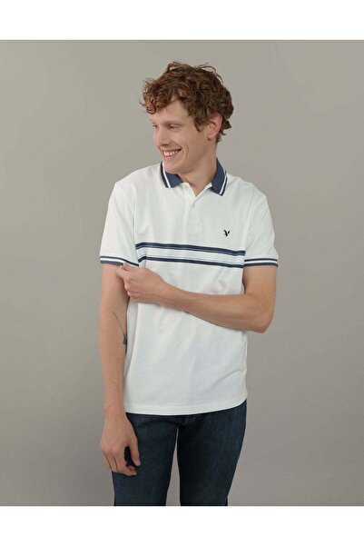 AMERICAN EAGLE قميص بولو مخطط من AE