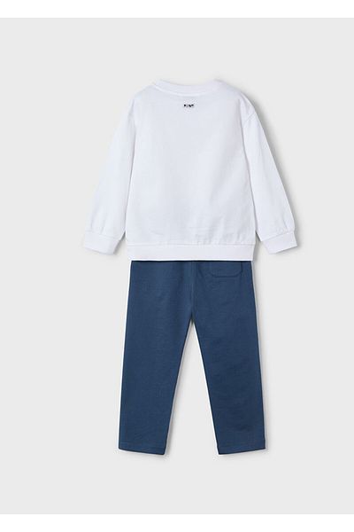 MAYORAL MAYAORAL 04-10 Age Boy's Navy Blue Σετ αθλητικής φόρμας - Navy-White