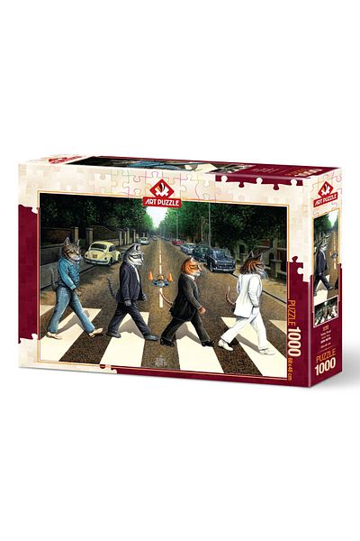 Art Puzzle Cat Road 1000 Piece Puzzle