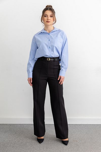Yüksel Ergül 3080 Double Belted Trousers