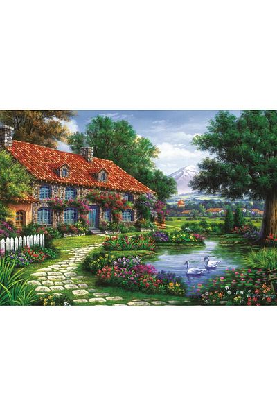 Art Puzzle Swan Garden 1500 Piece Puzzle