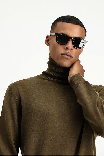 Kiğılı Turtleneck Regular Fit Cotton Knitwear Sweater