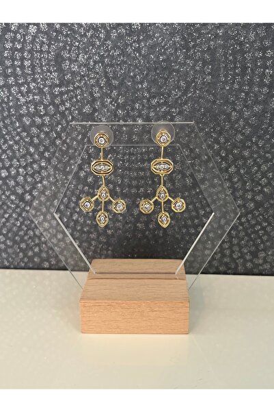 Asteria Jewelry حلق بتصميم ذهبي